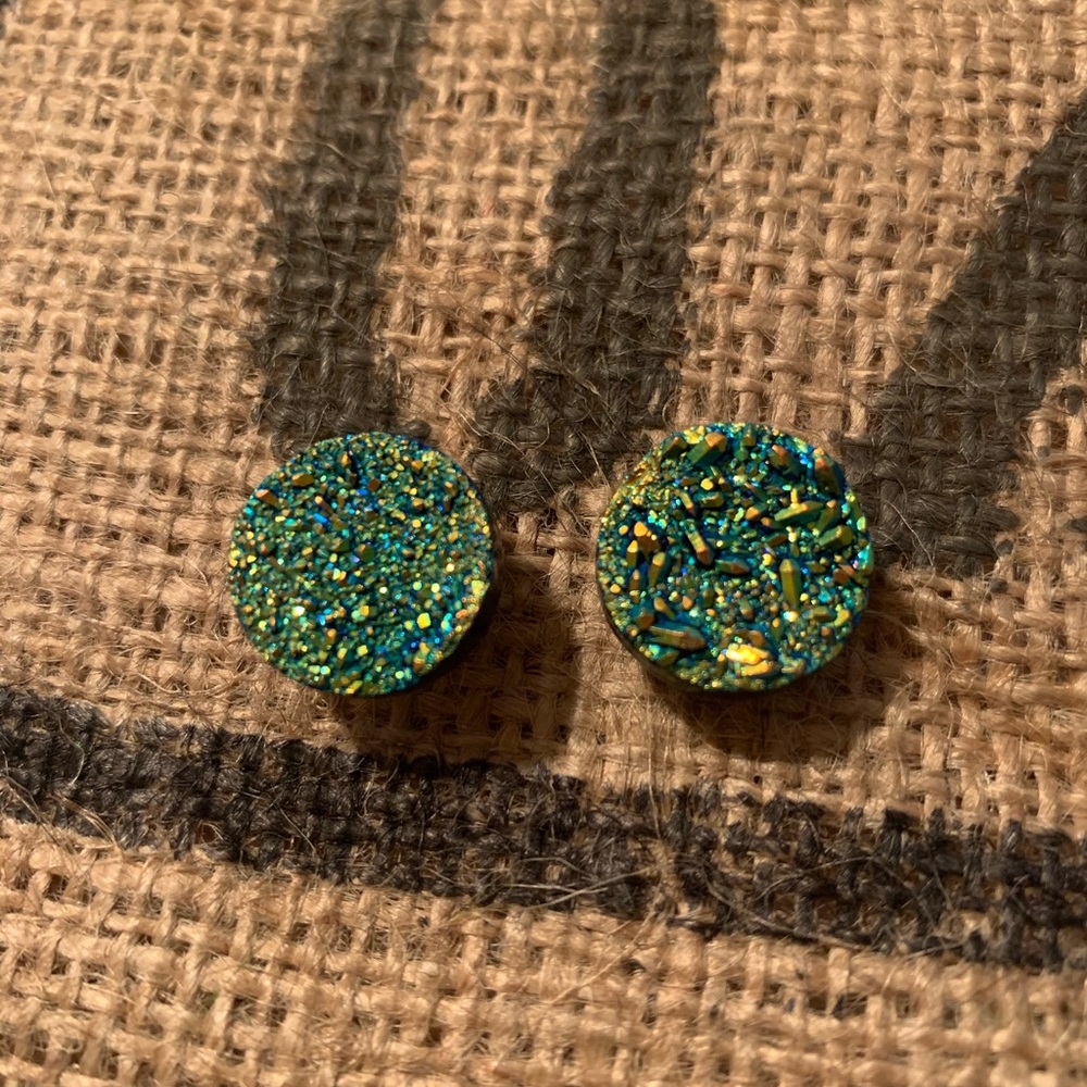 Druzy earrings!